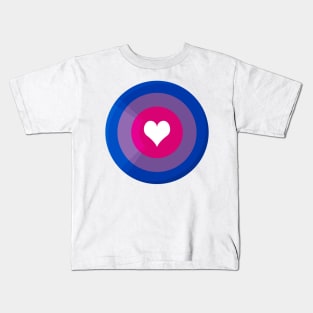 Pride Shield - Bisexual Kids T-Shirt